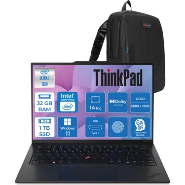 Lenovo Thinkpad X1 Carbon GEN12 Intel® Core™ Ultra 7 155U 32 Fiyatı