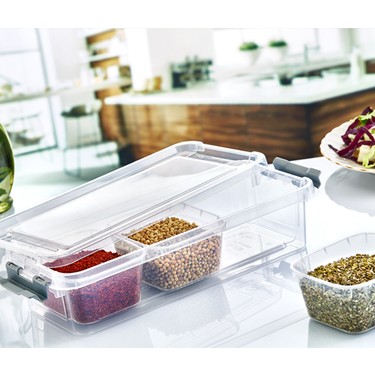 Hobby Life Grand 3 Bölmeli Sığ Organize Kutu 1,2 L Fiyatı