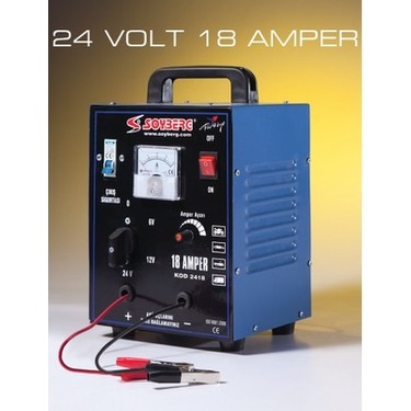 Soyberg S2418-M 6-12-24 V 18 A Iki Akü Şarj Cihazı Fiyatı