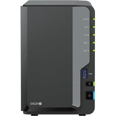 Synology DS224+ NAS 純正HDDセット Synology DS224-2G Plus Celeron Qc- 2 GB Ram- 2-Diskli Nas Fiyatı