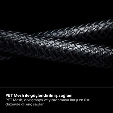 Spigen USB-C to USB-C 1 Metre E-Mark Çipli Örgü Kablo 100W Fiyatı
