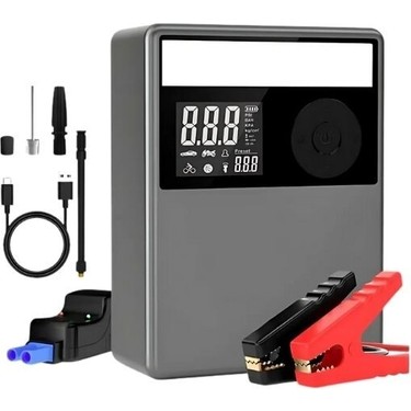 AGA-APJS03 12000MAH Akü Takviye Cihazı + Lastik Şişirme Fiyatı