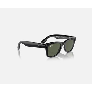 Meta Ray-Ban Wayfarer Akıllı Gözlük Parlak Siyah G15 Yeşil Fiyatı