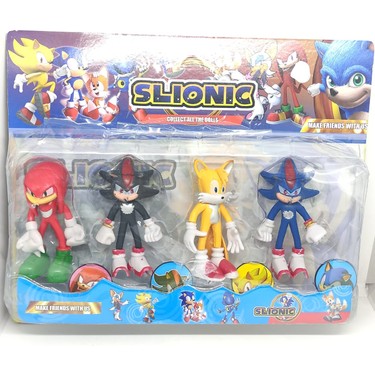 Admay 4'lü Sonic The Hedgehod Sonic Figür Karekter Fiyatı