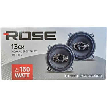 Rose RST-130 13CM Tweeterlı Coaxıal 2X150WATT Yuvarlak Takım Fiyatı