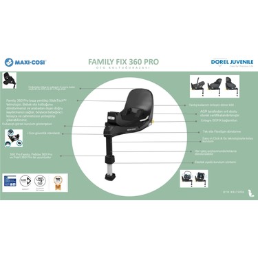 Maxi-Cosi FamilyFix 360 SlideTech Kızaklı İsofix Bazası Fiyatı