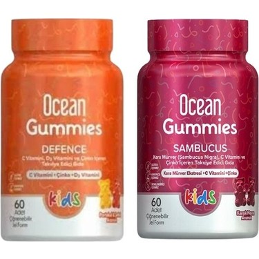 Orzax Ocean Smart Gummies Sambucus + Gummies Defence Fiyatı