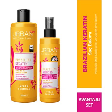 Urban Care Brazilian Keratin Düzleştirici Etkili Şampuan & Fiyatı