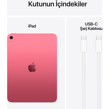 Apple iPad A16 11 512GB Wi-Fi + Cellular Tablet Pembe Fiyatı