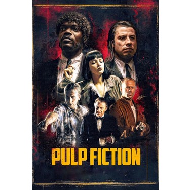 Aktüel Pulp Fiction (1994) 0002 (Folyo / Afiş / Poster) Fiyatı
