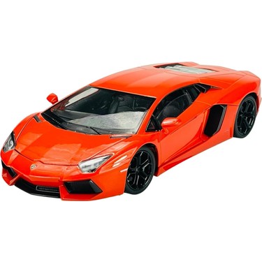 Lamborghini Aventator 1/18 モデルカー Welly Koleksiyon 1 / 18 Lamborghini Aventador Coupe Orange Fiyatı