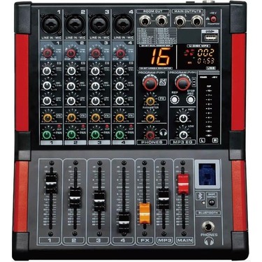 Dj Pro Mx-4 4 Kanallı 99 Dsp Efektli 2X350 Watt Power Mikser Fiyatı