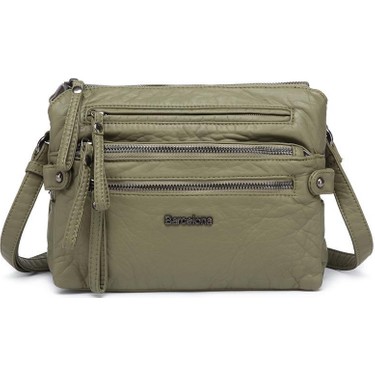 Yıkama Rölaks Deri Kadın Postacı Çantası 21K Barcelona Fiyatı