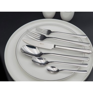 Yiğit Elisa Çelik Düz Kaşık Çatal Seti Takımı 72 Parça 304 Fiyatı
