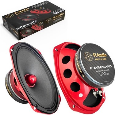 Fi Audıo F-MR69PRO Oto Midrange Oval 6x9 Inç 500 Watt 2 Adet Fiyatı