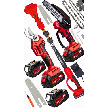 Graizer Teleskopik Set 4 Akülü Şarjlı Ağaç Dal Kesme Budama Fiyatı