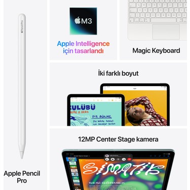 Apple iPad Air M3 11 512GB Wi-Fi Uzay Grisi MCA74TU/A Fiyatı