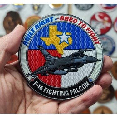 FIGHTER STRIKE 3rd N.F.F. SQ. パッチ Seyhan F-16 Figting Falcon Built Right - Bred To Fight Peç - Fiyatı