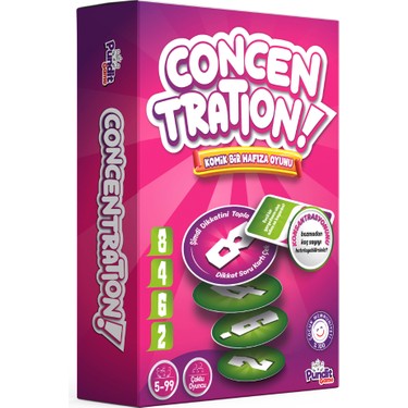 Concentration Kutu Oyunu 5-99 Yaş Işitsel Zeka ve Odaklanma Fiyatı