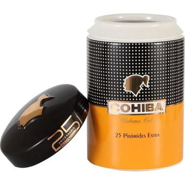 Cohiba Piramides 25.ani Jar Humidor Puro Kutusu Kavanoz 15's Fiyatı
