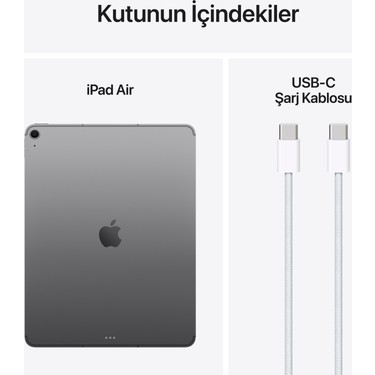 Apple iPad Air M3 13 128GB Wi-Fi Uzay Grisi MCNH4TU/A Fiyatı