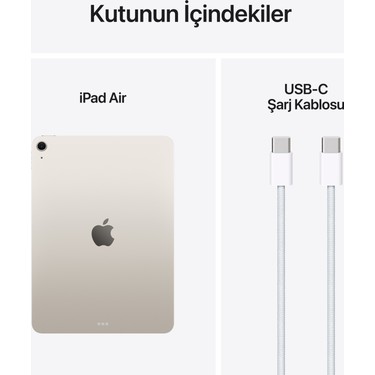 Apple iPad Air M3 11 128GB Wi-Fi Yıldız Işığı MC9Y4TU/A Fiyatı