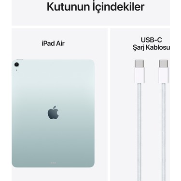 Apple iPad Air M3 13 1tb Wi-Fi Mavi MCQ14TU/A Fiyatı