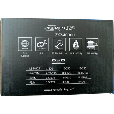 Okuma Azores ZXP-4000 High Speed 6+1bb Jig Olta Makinesi Fiyatı