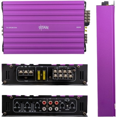 Magicvoice Titan-804 4 Kanallı Max 1600 Watt Oto Amfi-Anfi Fiyatı