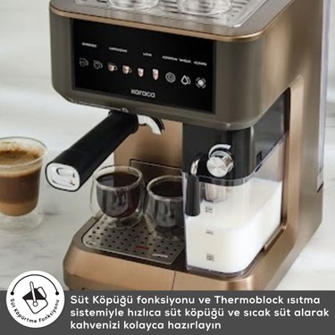 Karaca Mycaffe Barista S10 Entegre Süt Hazneli Otomatik Fiyatı
