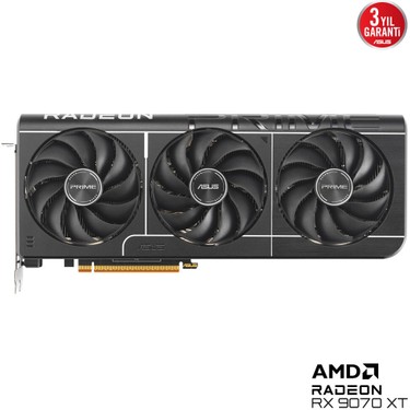 ASUS PRIME-RX9070XT-O16G-AMD-RADEON-RX 9070 XT-16GB Fiyatı