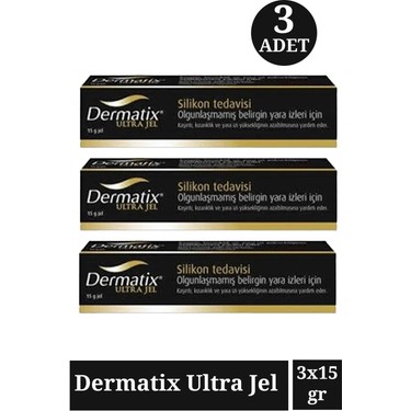 【新品未開封】Dermatix Ultra 15g 3個セット Dermatix Ultra Jel 15 gr 3 Adet Fiyatı - Taksit Seçenekleri