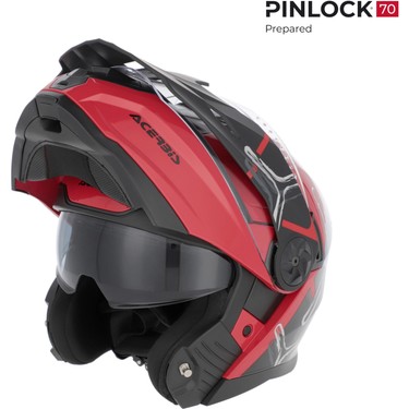 Acerbis Rıder Garphıc 22-06 Kask Siyah Kırmızı Fiyatı