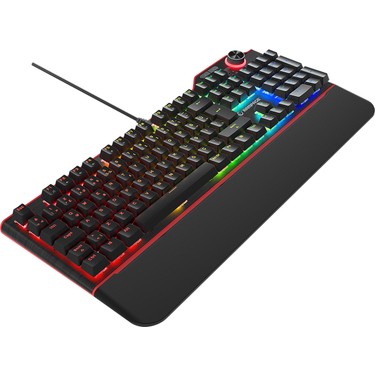 Rampage Hydra R6 Full Color RGB LED Gaming Pro Red Switch Q Fiyatı