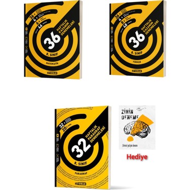 Hız Yayınları 8.sınıf Türkçe Matematik 36 Haftalık Kazanım Kitabı
