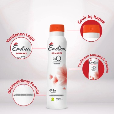 Emotion Romance Kadın Alüminyumsuz Vegan Deodorant 6x150 Ml Fiyatı