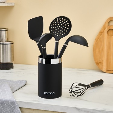 ルヴィ 6点セット Karaca Noir Magic 6 Parça Standlı Servis Seti Fiyatı