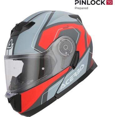 Acerbis Serel 22-06 Kask Gri Kırmızı Fiyatı - Taksit Seçenekleri