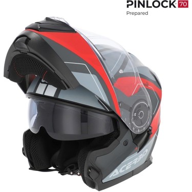 Acerbis Serel 22-06 Kask Gri Kırmızı Fiyatı - Taksit Seçenekleri