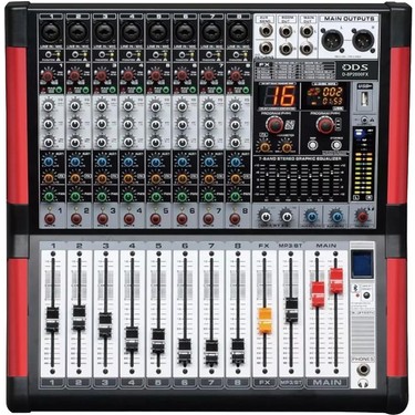 Dds D-8 P2000 Fx 8 Kanal 2X1000W Usb/sd/bluetooth Power Fiyatı