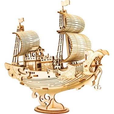 Novi Hobby Minyatür Yelkenli | Ahşap Japon Gemi Maketi | 3D Fiyatı