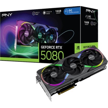 Pny Geforce RTX5080 Argb 16GB Oc Gddr7 256BIT Fiyatı