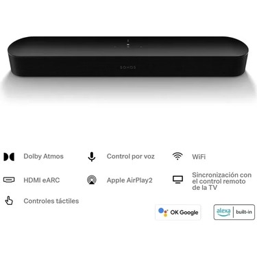 Sonos Beam Gen 2 Soundbar Cihazı Siyah Fiyatı - Taksit Seçenekleri