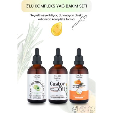 True Bee Daily Dream Series 3'lü Yağ Seti 3 x 100 ml Fiyatı