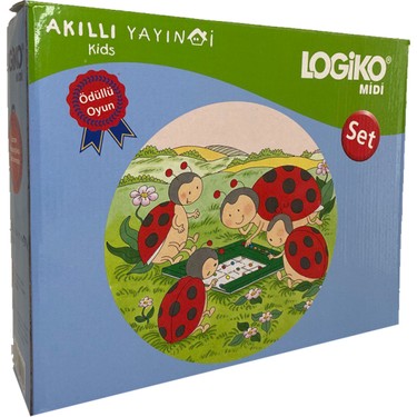 Akıllı Yayınevi Logiko Midi Akıllı Düğmeler 6-8 Yaş Görsel Kitabı