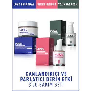 Muse Lab Canlandırıcı Ve Parlatıcı Derin Etki 3'Lü Bakım Fiyatı