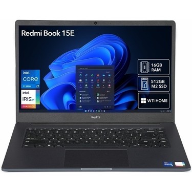 Xiaomi Redmibook 15E I7-11390H 16 GB 512 GB SSD 15.6 W11H Q Fiyatı