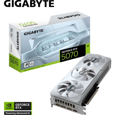 GIGABYTE VGA GeForce RTX™ 5070 EAGLE ICE OC 12GB, 192 Bit, Fiyatı
