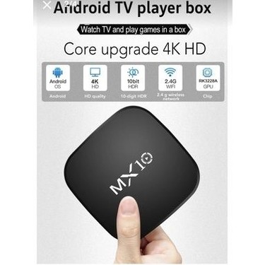 4K Ultra Hd Android Tv Box MX10 Ram:1gb Rom:8gb Android Fiyatı