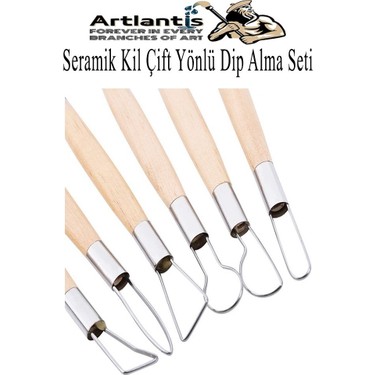 Artlantis Seramik Kil Çömlek Çift Yönlü Dip Alma Seti 6 Fiyatı